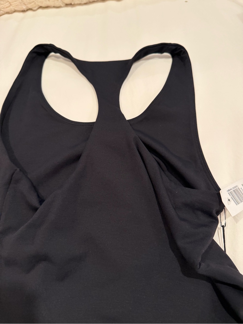 Aritzia Racerback Scoop Neck Bodysuit - Black - Picture 6 of 8